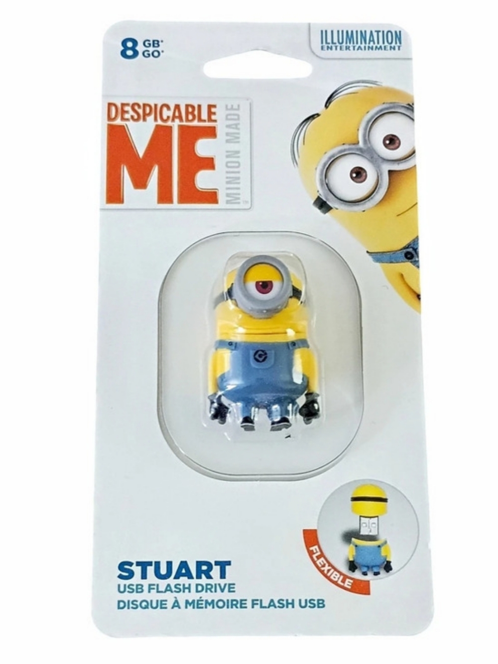 Despicable Me Stuart USB Flash Drive Stuart 8GB USB Flash Drive NWT